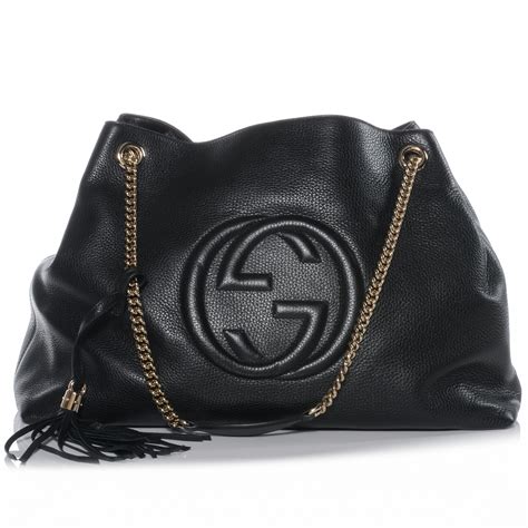 large black Gucci tote